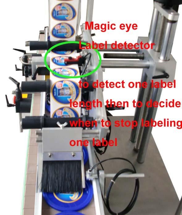 Poly Bag Flat Surface Label Applicator räätälöity itsekiinnittyvä tarra CE