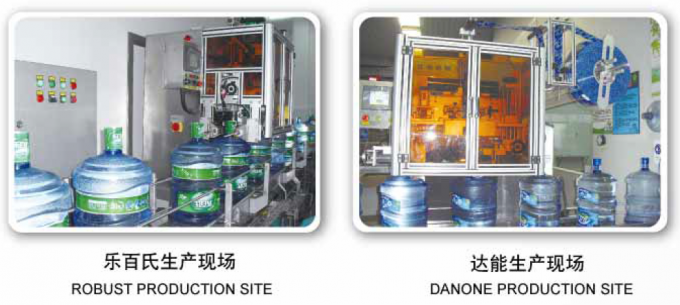 PET-pullojen ruostumattomasta teräksestä valmistettu kutisteholkkikone erilaisille pulloille CE