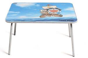 Pöytälevyn itseliimautuva tarra, tasainen pinta-etiketti, jossa hakulaite syöttää esineitä