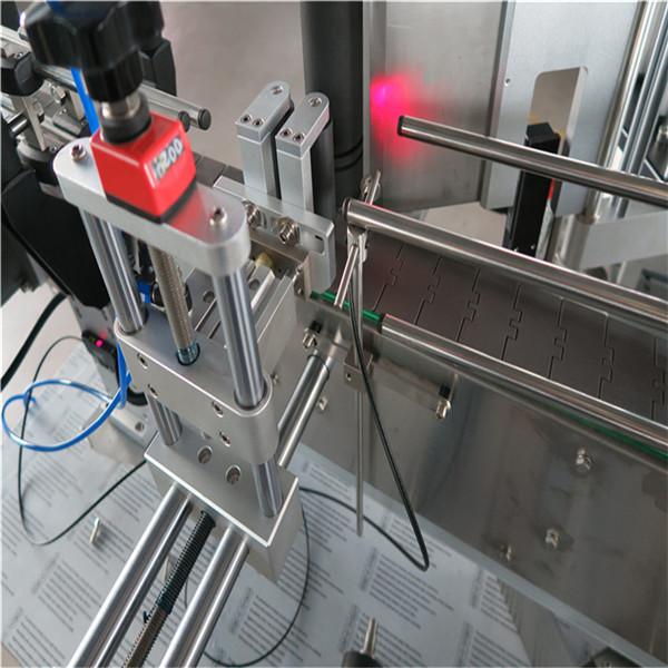 Automaattinen pyöreä pullon etikettikone etu- ja takaosassa