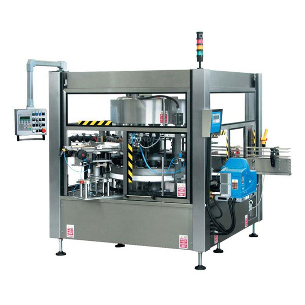 CE täysin automaattinen pullon siipinen pyörivä tarrojen etiketöintikone