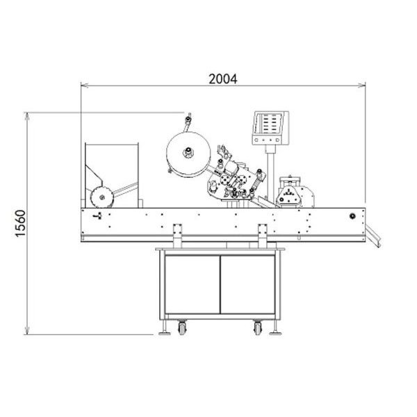 Nopea täysautomaattinen pullon etiketöintikone pienelle pullolle