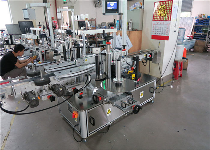 China Square Bottle Automatic Label Applicator Machine One Label Four Sides -toimittaja