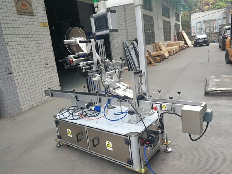 Kiina tarrojen yläosien merkintäkone suuttimen pussiin sähkökäyttöisen toimittajan kanssa